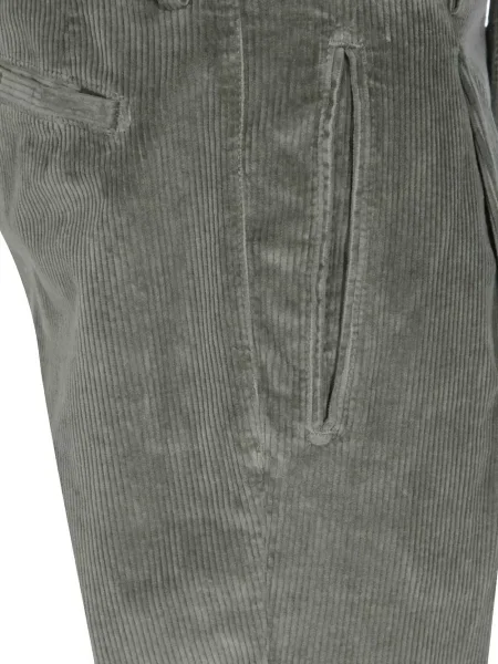 Pantaloni Berwich de catifea cord gri