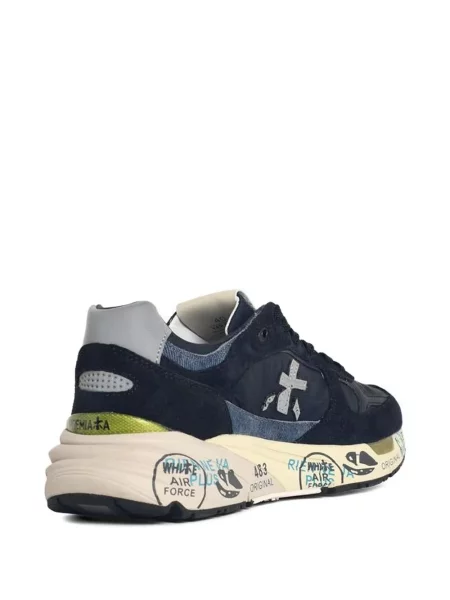 Sneakerși Premiata cu autograf albastru