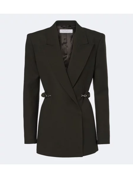 Sacou Gabriela Hearst de lână verde