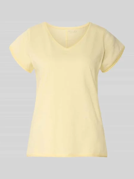 T-shirt z dekoltem w serek Christian Berg Woman