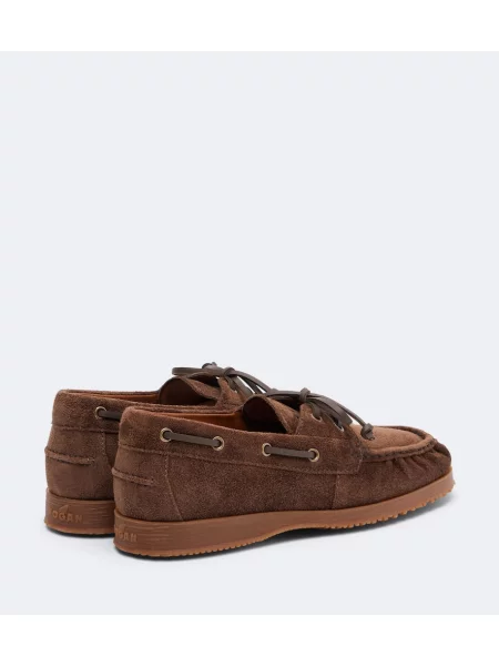 Loaferke Hogan iz semiša rjava