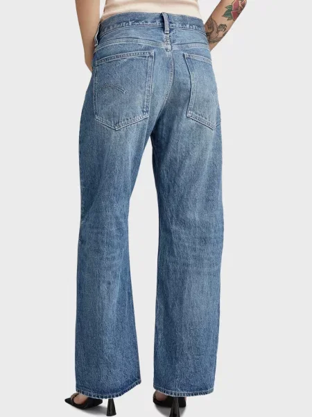 Укороченные джинсы G-star Raw синие