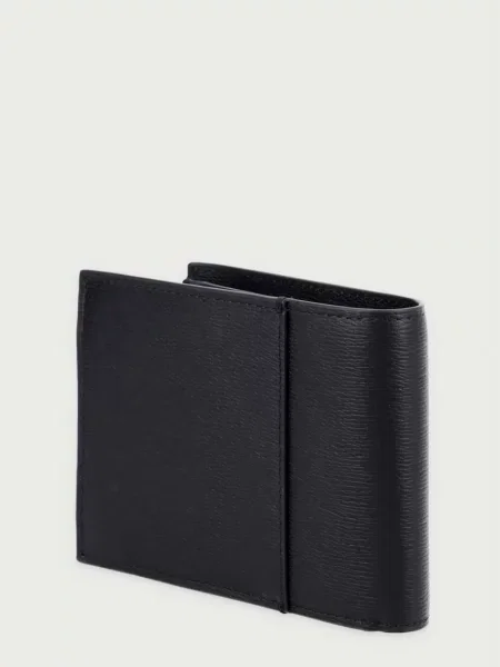 Calvin Klein Peňaženka Emblem Hw Trifold W/ Coin čierna