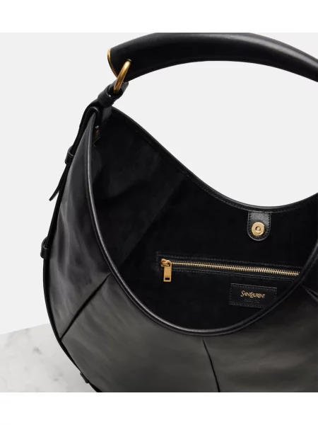 Geanta de piele Saint Laurent din piele negru