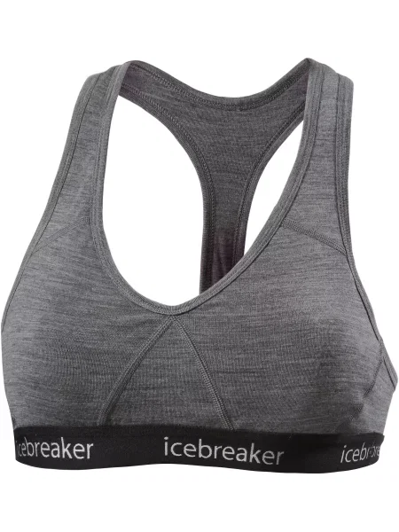 Olcsóbban. Icebreaker Sprite Racerback Gritstone termikus melltartó Méret: S szürke