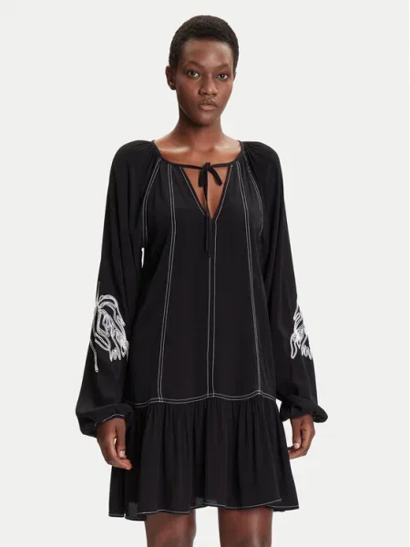 Desigual Ежедневна рокля Silvianegro черен