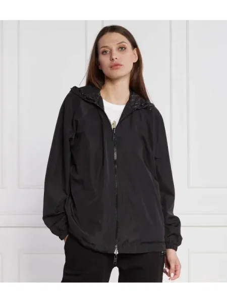 Armani Exchange Kétoldalas kabát fekete