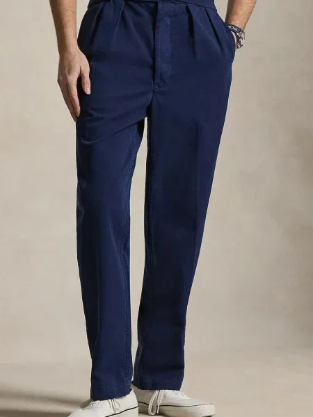 Hlače Polo Ralph Lauren modra