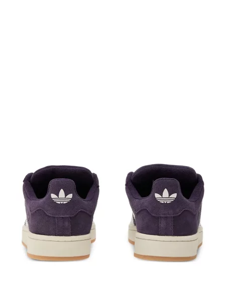 Sneakerși Adidas Campus din piele de căprioară cu dungi violet