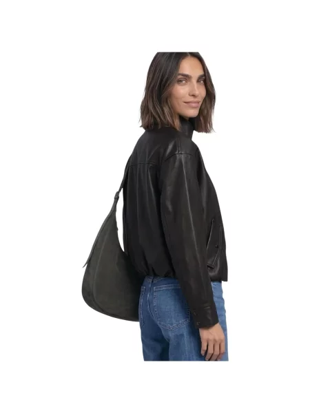 Geacă Street One cu guler de stand-up streetstyle maro