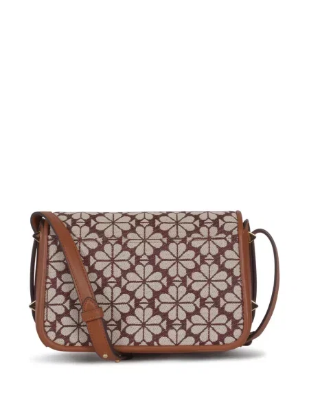 Geantă Kate Spade cu model floral din jacard roșu