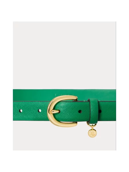 Pasek Lauren Ralph Lauren casual z paskiem zielony
