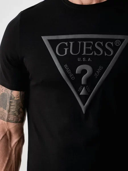 Guess T-Shirt czarny