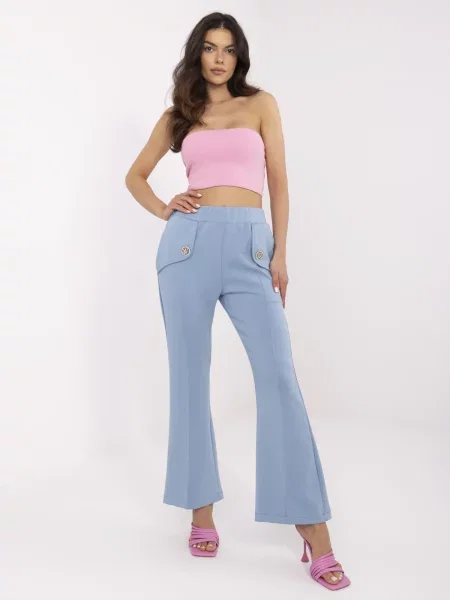 Pantaloni Italy Moda albastru