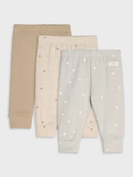 Sinsay legíny 3 pack béžová