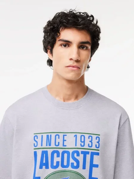 Футболка Lacoste серая