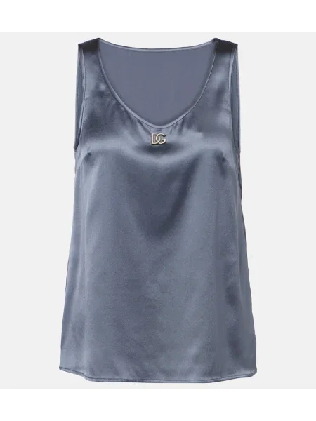 Top Dolce&gabbana de mătase gri