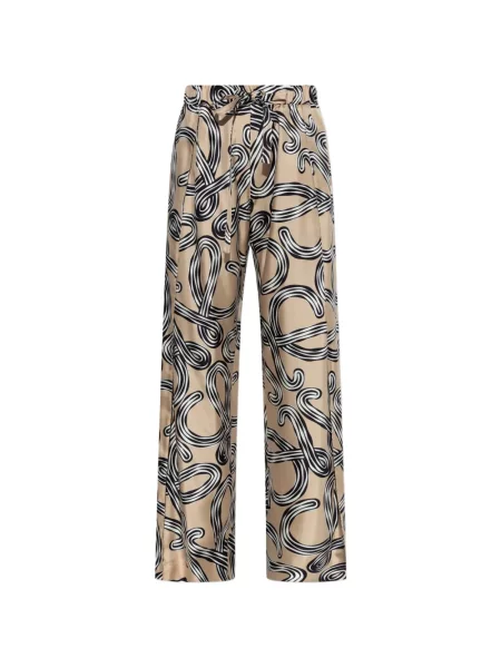 Pantaloni Loewe de mătase cu imagine
