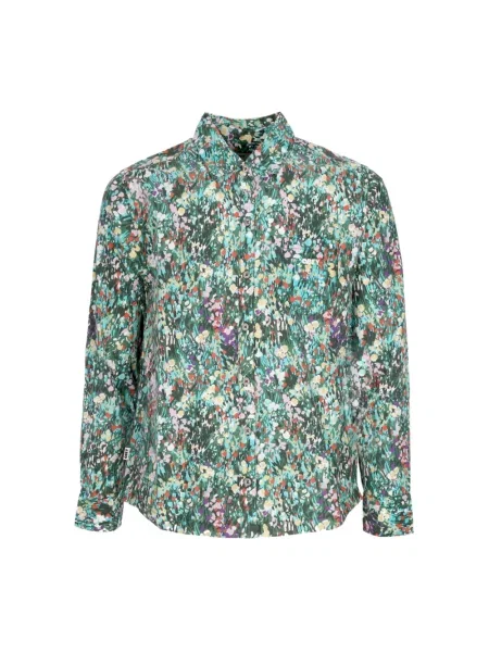 Wielobarwność koszula Obey z długim rękawem