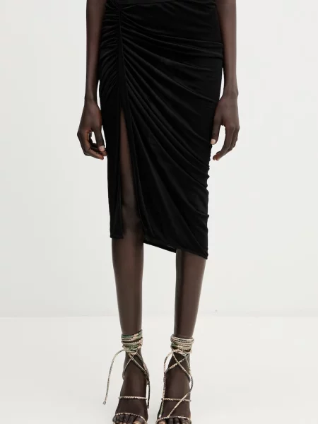 Rick Owens Lilies spódnica asymetryczna z czarna