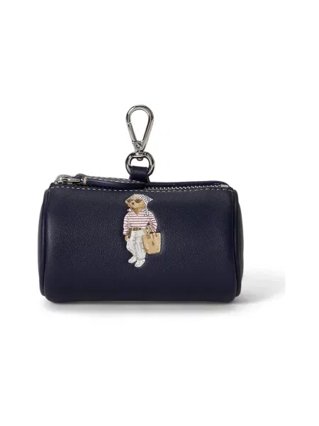 Polo Ralph Lauren portmonetka skórzana niebieski
