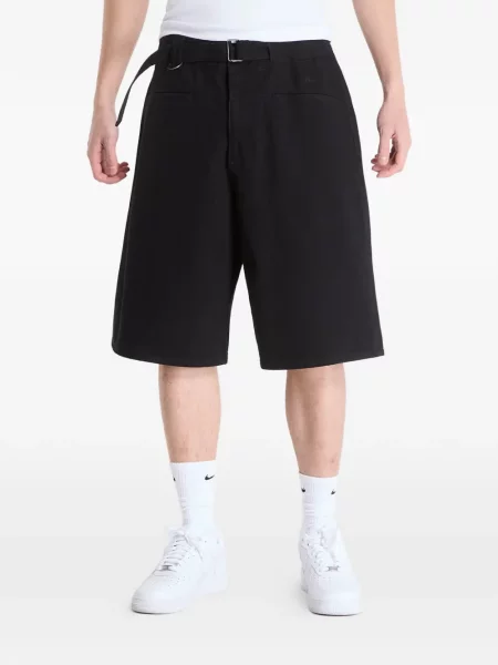 Pantaloni scurți din denim Dime negru