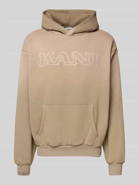Bluza o kroju regular fit z kapturem i wyhaftowanym logo model ‘Retro’ Karl Kani