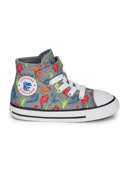 Členkové topánky Converse sivá