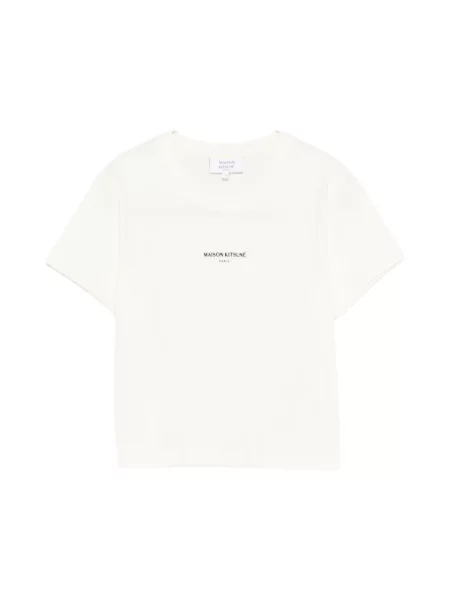 Koszulka Maison Kitsune beżowa
