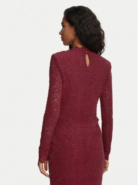 Guess bluza za žene s čipkom DESIREE crvena