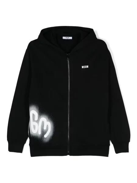Bluza z kapturem dziecięca Msgm czarna