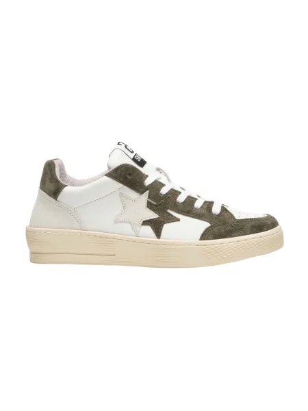 Sneakersy 2star skórzane białe