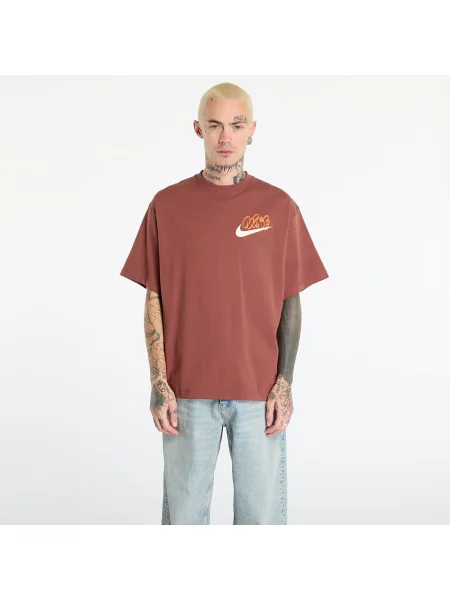 T-shirt Nike Solo Swoosh T-Shirt Red Sepia S czerwona