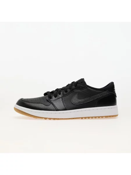 Trampki Air Jordan 1 Low Golf Black/ Anthracite-Gum Med Brown-White EUR 41 białe