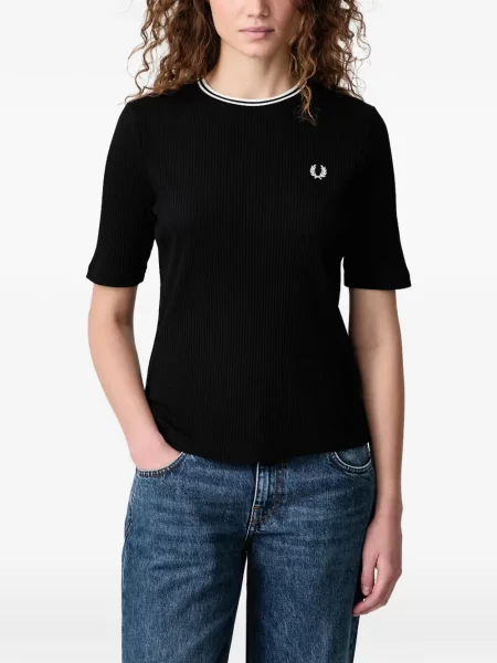 Majica Fred Perry s vezom crna