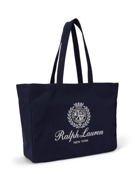 Polo Ralph Lauren Shopper krémová / námornícka modrá čierna