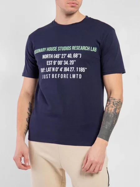 Just Before Футболка синій