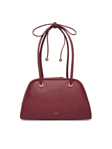 Furla Ročna torba Poppy M CN Temno rdeča