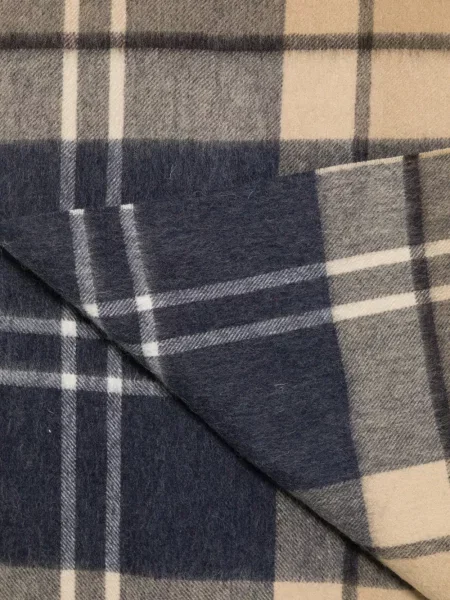 Καρό κασκόλ Barbour με κρόσσια