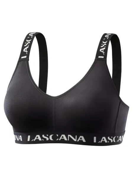 LASCANA ACTIVE Αθλητικό σουτιέν μαύρο λευκό