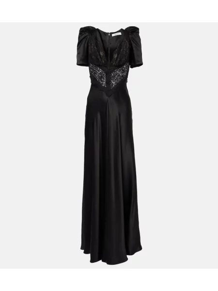 Rochie Rodarte de mătase negru