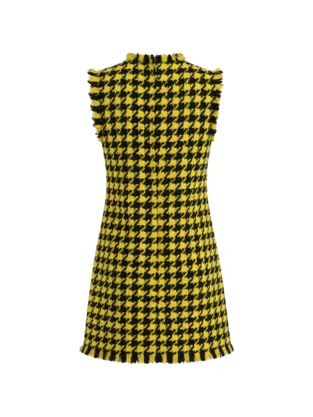 Rochie Dolce & Gabbana cu model pepito galben