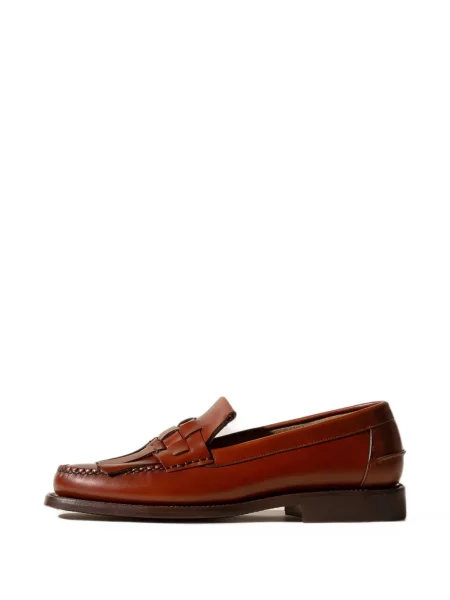 Pantofi loafer Hereu cu franjuri maro