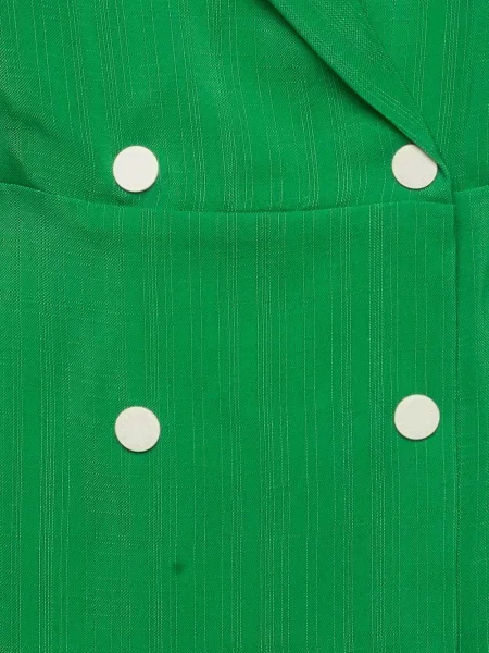 Rochie mini Sandro cu două rânduri de nasturi verde
