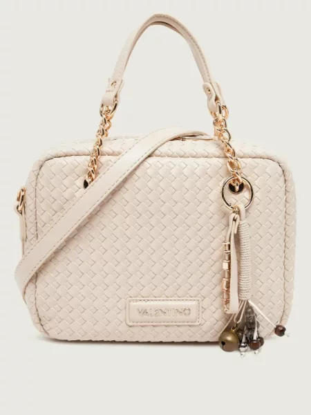 Geanta crossbody Valentino din piele bej