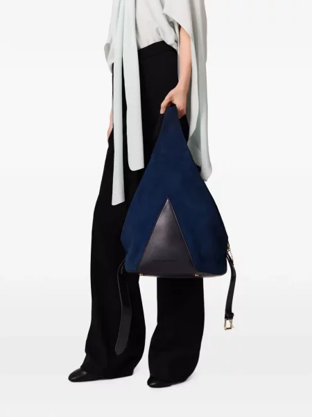 Geantă Stella Mccartney albastru