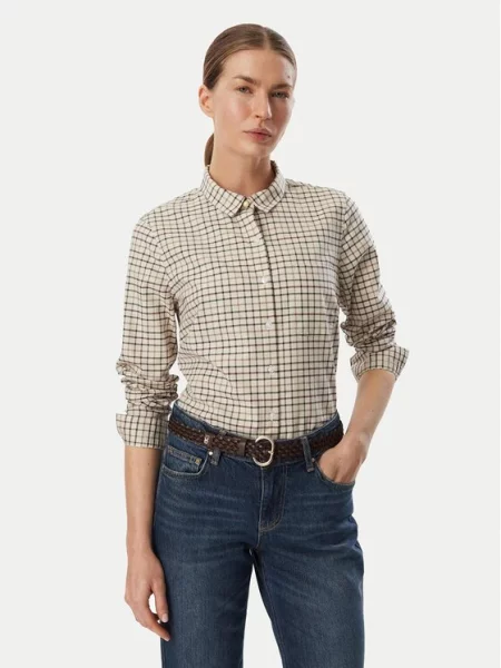Barbour Marškiniai Woodside smėlio