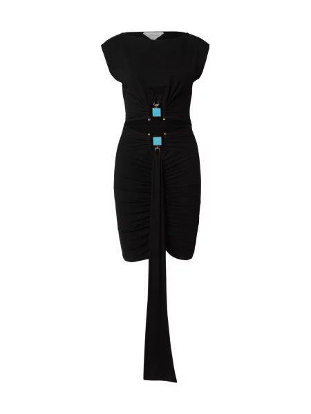 ORIMEI by Victoria Swarovski Rochie negru