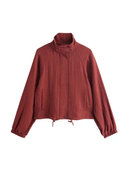 Next Geacă de primăvară-toamnă ruginiu roșu