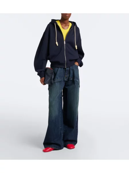 Fleece hoodie Loewe μπλε